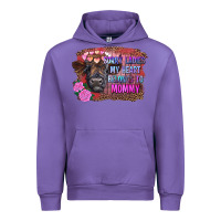 Tulip sorry ladies my heart belongs to mommy highland calf Urban Hoodie - RanaPortraitStore