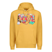 Mustard nurse love Premium Hoodie - texasbilliewilder