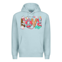 Blue Mist nurse love Premium Hoodie - texasbilliewilder