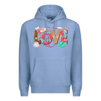 Colony Blue nurse love Premium Hoodie - texasbilliewilder