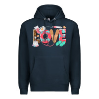 Navy nurse love Premium Hoodie - texasbilliewilder