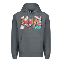 Rock nurse love Premium Hoodie - texasbilliewilder