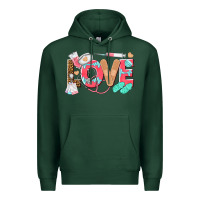 Sports Green nurse love Premium Hoodie - texasbilliewilder