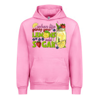 Fuchsia Pink when life gives you lemons add sugar tbw Urban Hoodie - texasbilliewilder