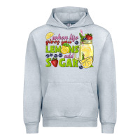 Heather Grey when life gives you lemons add sugar tbw Urban Hoodie - texasbilliewilder