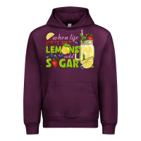 Mauve Wine when life gives you lemons add sugar tbw Urban Hoodie - texasbilliewilder