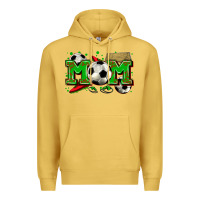 Antique Gold mom soccer Premium Hoodie - Zillion Design Studio