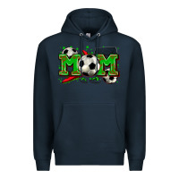 Navy mom soccer Premium Hoodie - Zillion Design Studio