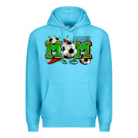 Ocean Blue mom soccer Premium Hoodie - Zillion Design Studio