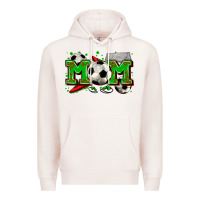Pale Pink mom soccer Premium Hoodie - Zillion Design Studio