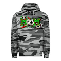 Slate Camo mom soccer Premium Hoodie - Zillion Design Studio