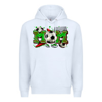 White mom soccer Premium Hoodie - Zillion Design Studio