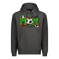 Charcoal Heather mom soccer Premium Hoodie - Zillion Design Studio