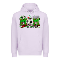 Lilac mom soccer Premium Hoodie - Zillion Design Studio