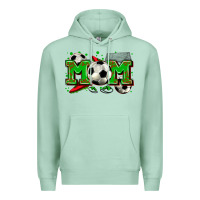 Seafoam mom soccer Premium Hoodie - Zillion Design Studio
