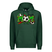Sports Green mom soccer Premium Hoodie - Zillion Design Studio