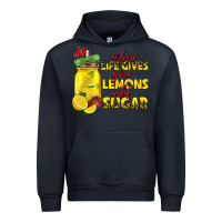 Navy when life gives you lemons add sugar Urban Hoodie - texasbilliewilder