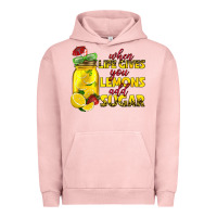 Pigment Salmon when life gives you lemons add sugar Urban Hoodie - texasbilliewilder