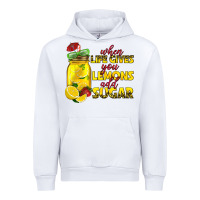 White when life gives you lemons add sugar Urban Hoodie - texasbilliewilder