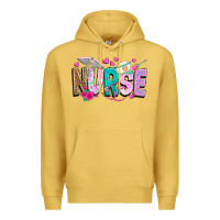 Antique Gold nurse Premium Hoodie - texasbilliewilder