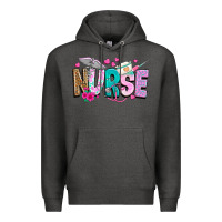 Charcoal Heather nurse Premium Hoodie - texasbilliewilder