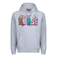 Heather Grey nurse Premium Hoodie - texasbilliewilder
