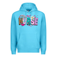 Ocean Blue nurse Premium Hoodie - texasbilliewilder