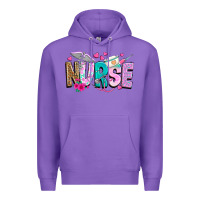 Purple nurse Premium Hoodie - texasbilliewilder