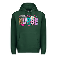 Sports Green nurse Premium Hoodie - texasbilliewilder