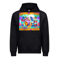 Stitch Summer Coffee Cups Urban Hoodie | Teevron