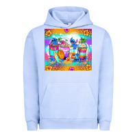 Pigment Grape Ice stitch summer coffee cups Urban Hoodie - Zillion Design Studio