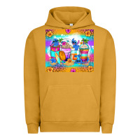Pigment Peanut Butter stitch summer coffee cups Urban Hoodie - Zillion Design Studio