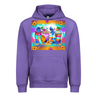 Tulip stitch summer coffee cups Urban Hoodie - Zillion Design Studio