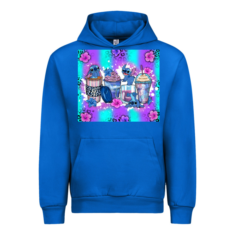 Stitch Coffee Cups Urban Hoodie by Zillion Design Studio | Teevron