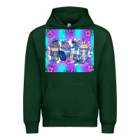 Forest Green stitch coffee cups Urban Hoodie - Zillion Design Studio