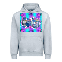 Heather Grey stitch coffee cups Urban Hoodie - Zillion Design Studio