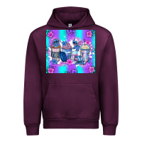 Mauve Wine stitch coffee cups Urban Hoodie - Zillion Design Studio