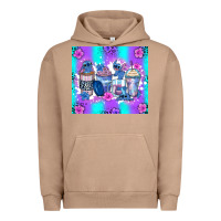 Pigment Burro stitch coffee cups Urban Hoodie - Zillion Design Studio