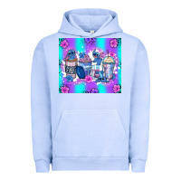 Pigment Grape Ice stitch coffee cups Urban Hoodie - Zillion Design Studio