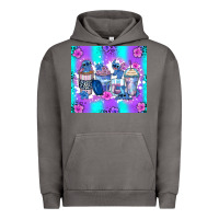 Pigment Tornado stitch coffee cups Urban Hoodie - Zillion Design Studio