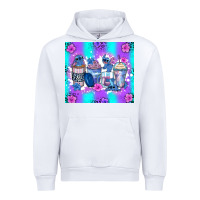 White stitch coffee cups Urban Hoodie - Zillion Design Studio