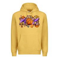 Antique Gold mom basketball Premium Hoodie - Zillion Design Studio