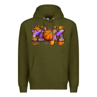 Army Green mom basketball Premium Hoodie - Zillion Design Studio