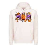 Pale Pink mom basketball Premium Hoodie - Zillion Design Studio