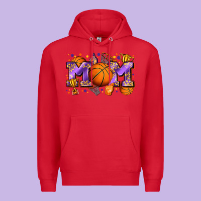Mom Basketball Premium Hoodie Designed By Zillion Design Studio