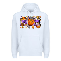 White mom basketball Premium Hoodie - Zillion Design Studio