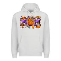 Dove Grey mom basketball Premium Hoodie - Zillion Design Studio