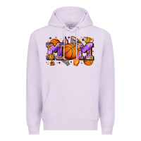 Lilac mom basketball Premium Hoodie - Zillion Design Studio