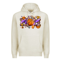 Oatmeal Heather mom basketball Premium Hoodie - Zillion Design Studio