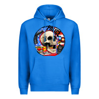 True Royal police skull and police equipment Premium Hoodie - AdoDesignShop